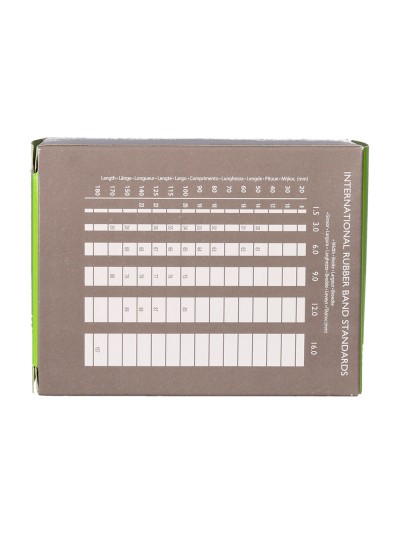 Gomillas elasticas q-connect 100 gr numero 12 120 x 2 mm