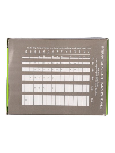 Gomillas elasticas q-connect 100 gr numero 7 70 x 2 mm