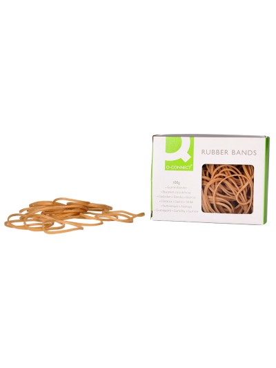 Gomillas elasticas q-connect 100 gr numero 6 60 x 2 mm