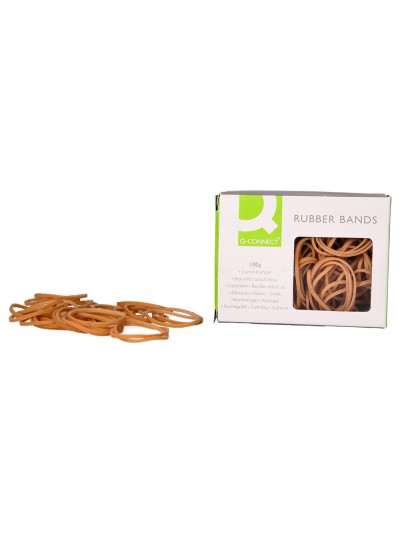 Gomillas elasticas q-connect 100 gr numero 5 50 x 2 mm