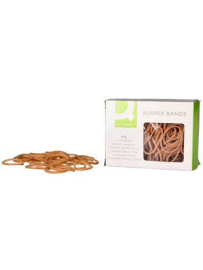 Gomillas elasticas q-connect 100 gr numero 4 40 x 2 mm