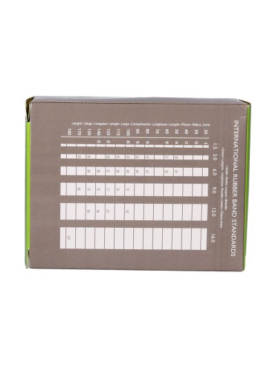 Gomillas elasticas q-connect 100 gr numero 3 30 x 2 mm