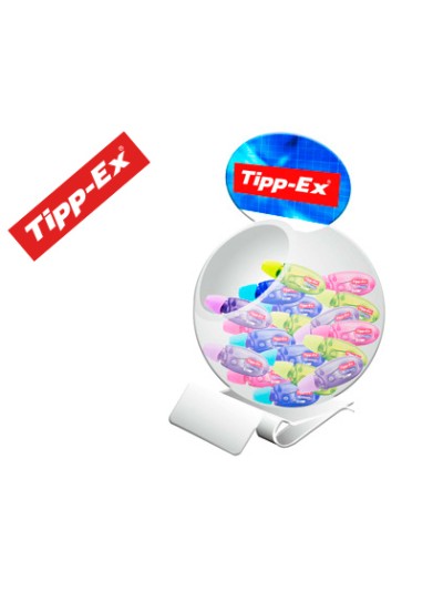 Corrector tipp-ex micro tape twist 5 mm x 8 m expositor de 60 unidades