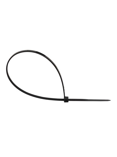 Brida q-connect color negro 200x2,5 mm bolsa de 100 unidades