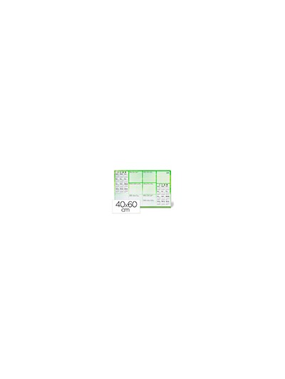 Planning sobremesa semanal liderpapel 40x60 cm 80 gr 60 hojas 2025-2026