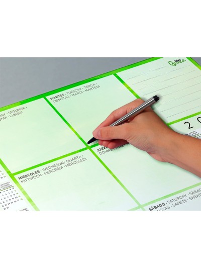 Planning sobremesa semanal liderpapel 40x60 cm 80 gr 60 hojas 2025-2026