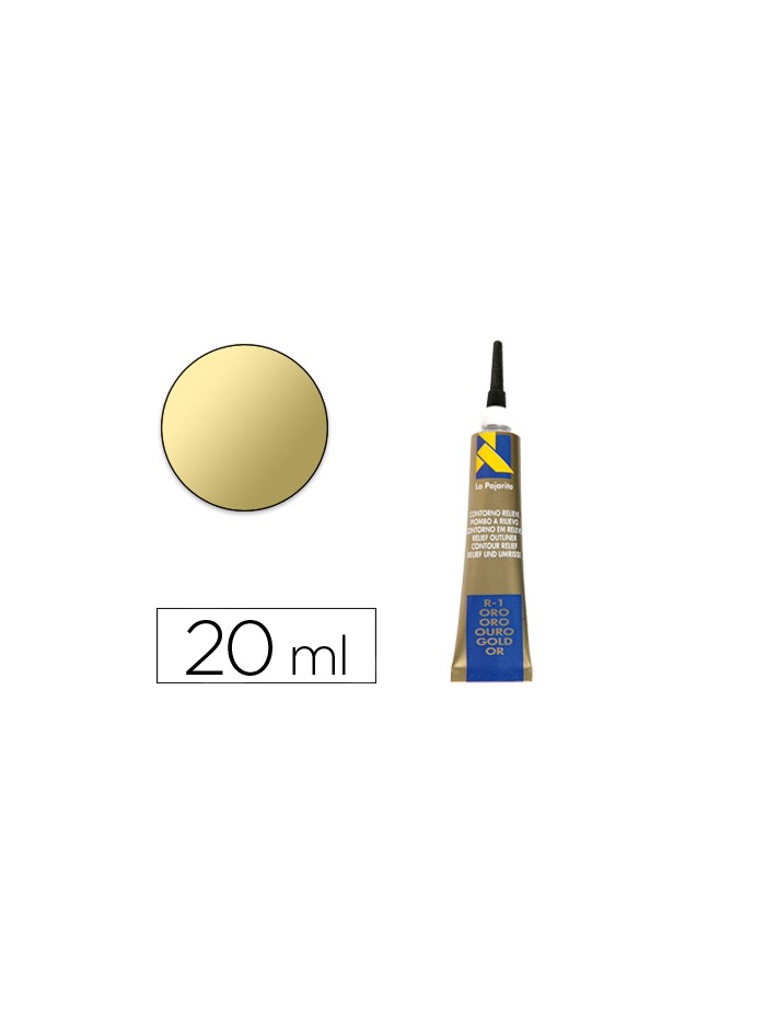 Contorno relieve la pajarita oro r-1 tubo 20 ml Contorno relieve la pajarita oro r-1 tubo 20 ml