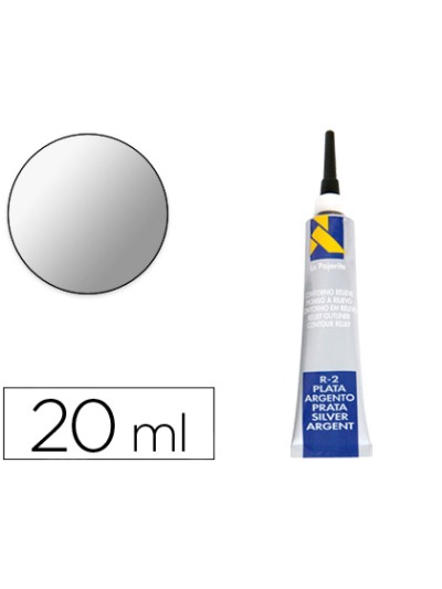 Contorno relieve la pajarita plata r-2 tubo 20 ml