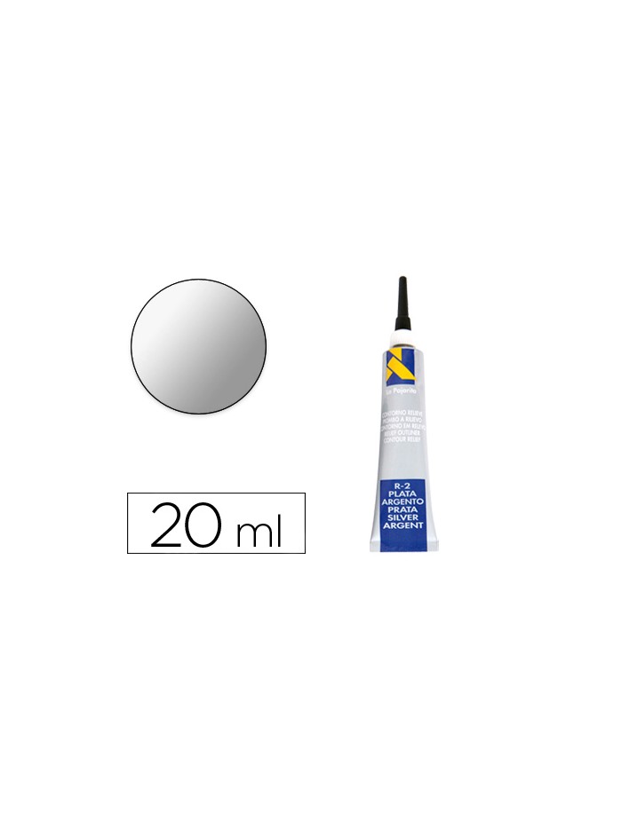 Contorno relieve la pajarita plata r-2 tubo 20 ml Contorno relieve la pajarita plata r-2 tubo 20 ml