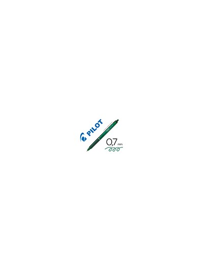 Boligrafo pilot frixion clicker borrable 0,7 mm color verde
