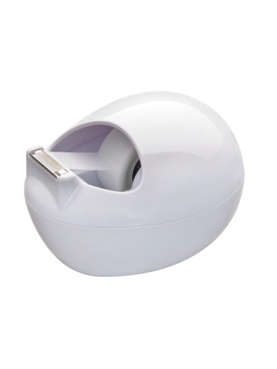Portarrollo sobremesa scotch color blanco c-36 karim de 7,5 mt x 19 mm incluye rollo de cinta adhesiva magic