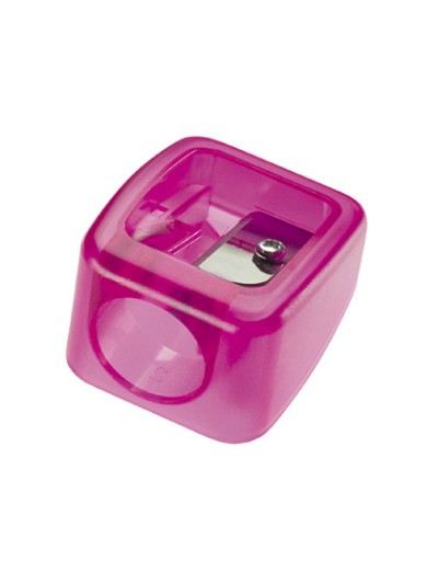 Sacapuntas m+r plastico para ceras gruesas de 17mm 1 uso colores surtidos
