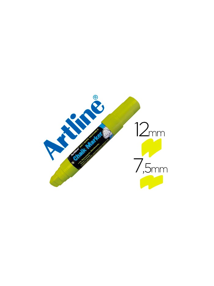 Rotulador artline pizarra verde negra epw-12 mm color amarillo Rotulador artline pizarra verde negra epw-12 mm color amarillo