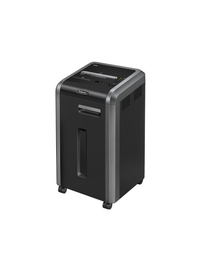 Destructora de documentos fellowes 225ci capacidad de corte 24 h destruye grapas clips cd y tarjetas 60 litros