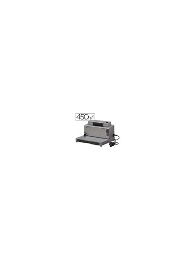 Encuadernadora electrica para espiral fellowes e-200r perfora 20 h encuaderna hasta 450 h paso 5:1