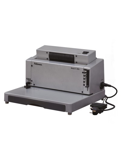 Encuadernadora electrica para espiral fellowes e-200r perfora 20 h encuaderna hasta 450 h paso 5:1