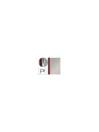 Carpeta dossier fastener pvc esselte folio burdeos