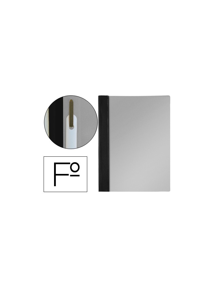 Carpeta dossier fastener pvc esselte folio negro Carpeta dossier fastener pvc esselte folio negro