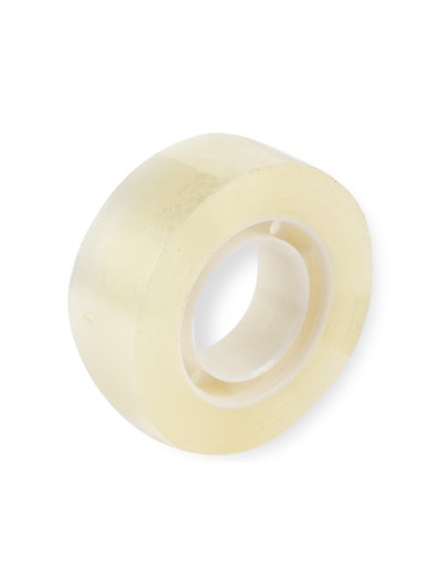 Cinta adhesiva q-connect transparente 33 mt x 12 mm encelofanada