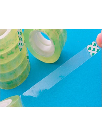 Cinta adhesiva q-connect transparente 33 mt x 12 mm encelofanada