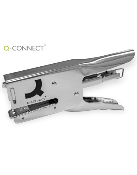 Grapadora q-connect de tenaza capacidad 40 hojas usa grapas 24/6 26/6