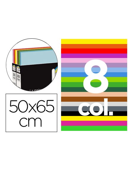 Cartulina guarro 50x65 contenido /'a/'- expositor sobremesa