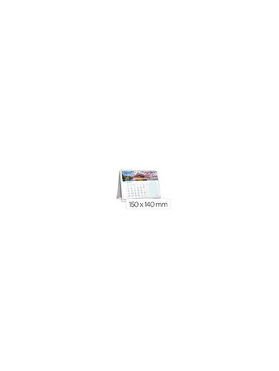 Calendario espiral triangular liderpapel imagenes 2025 14x15 cm papel 128 gr con pegatinas