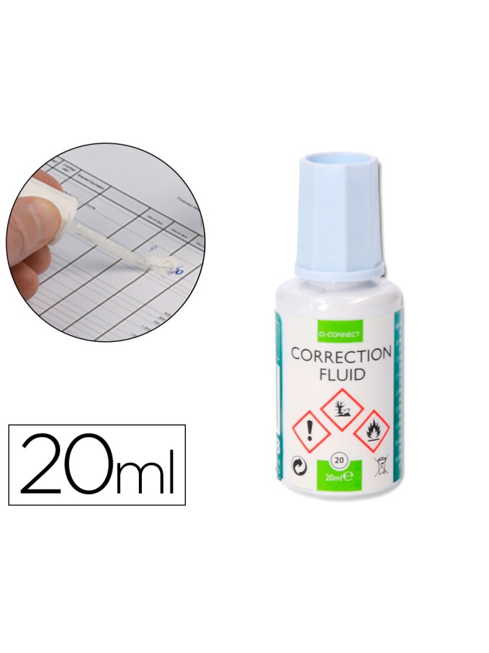 Corrector q-connect aplicador pincel bote 20 ml Corrector q-connect aplicador pincel bote 20 ml
