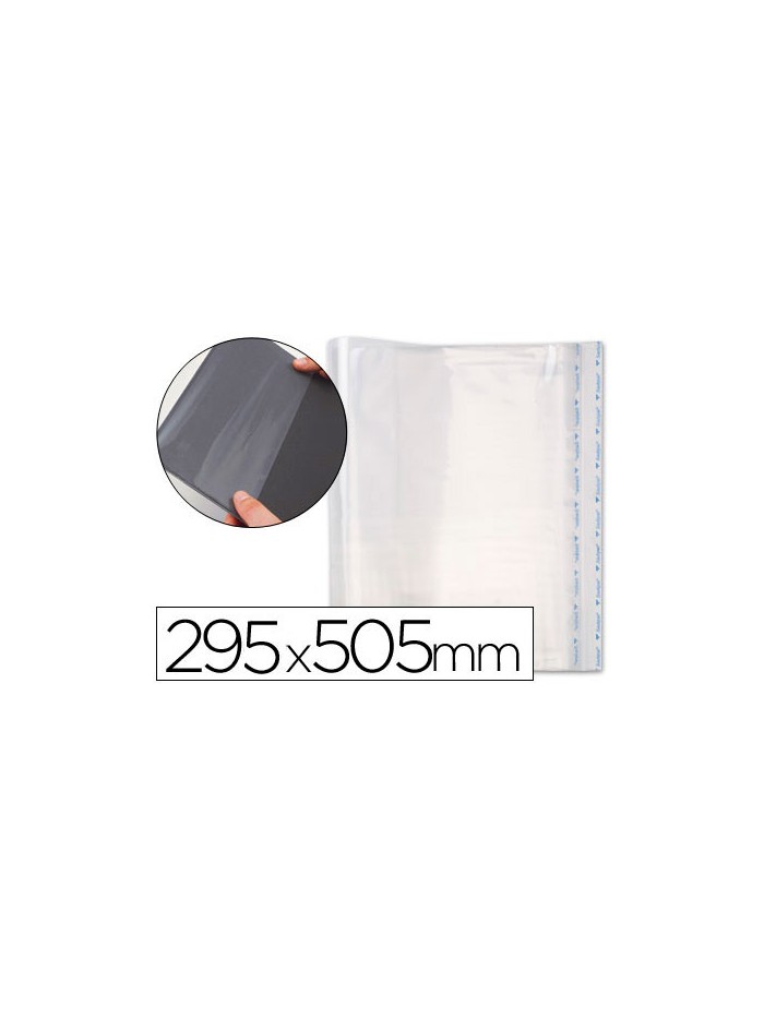 Forralibro pp ajustable adhesivo 295x505 mm Forralibro pp ajustable adhesivo 295x505 mm
