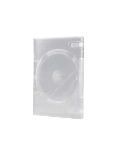 Caja dvd q-connect transparente pack de 5 unidades