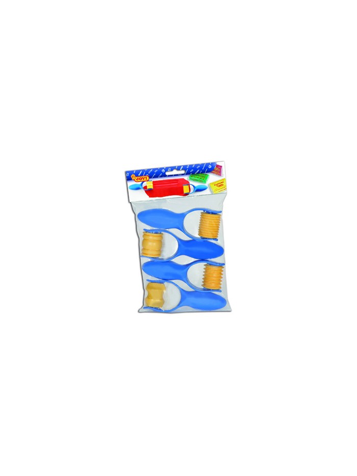 Rodillo jovi para marcar y modelar pasta bolsa de 4 unidades surtidas Rodillo jovi para marcar y modelar pasta bolsa de 4 unidades surtidas