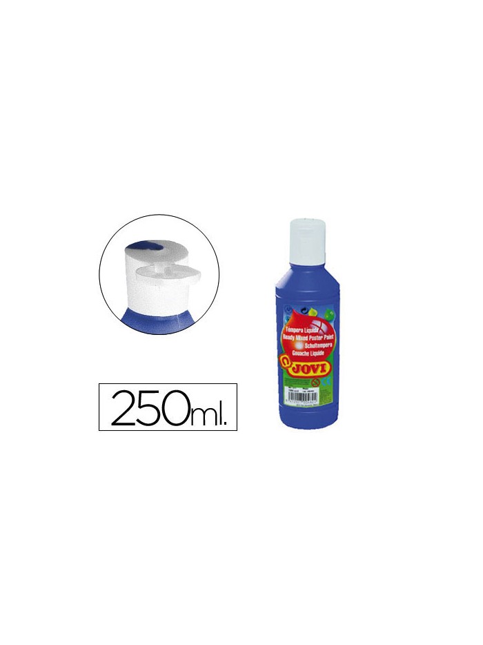 Tempera liquida jovi escolar 250 ml azul ultramar Tempera liquida jovi escolar 250 ml azul ultramar