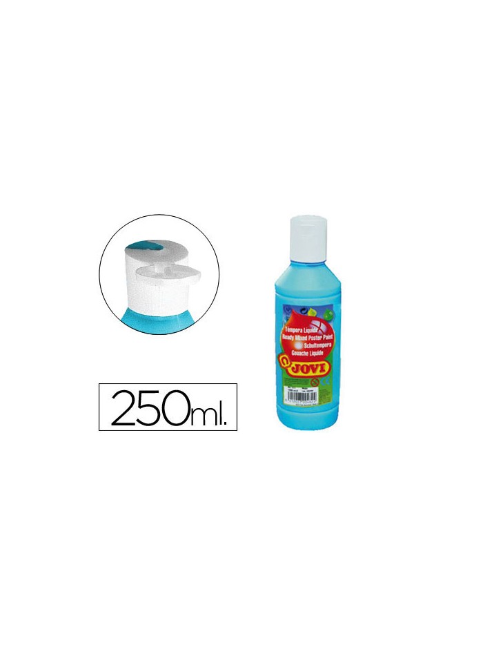 Tempera liquida jovi escolar 250 ml azul cyan Tempera liquida jovi escolar 250 ml azul cyan