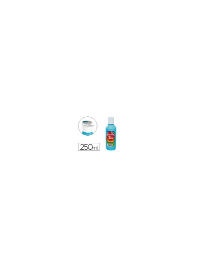 Tempera liquida jovi escolar 250 ml azul cyan