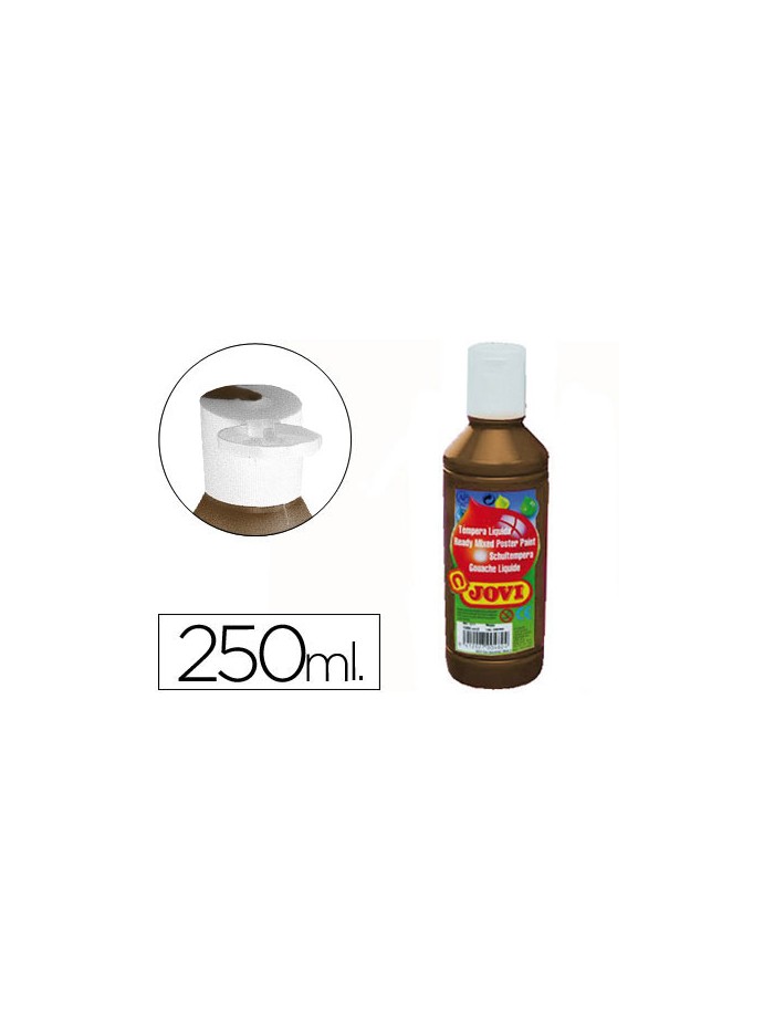 Tempera liquida jovi escolar 250 ml marron Tempera liquida jovi escolar 250 ml marron