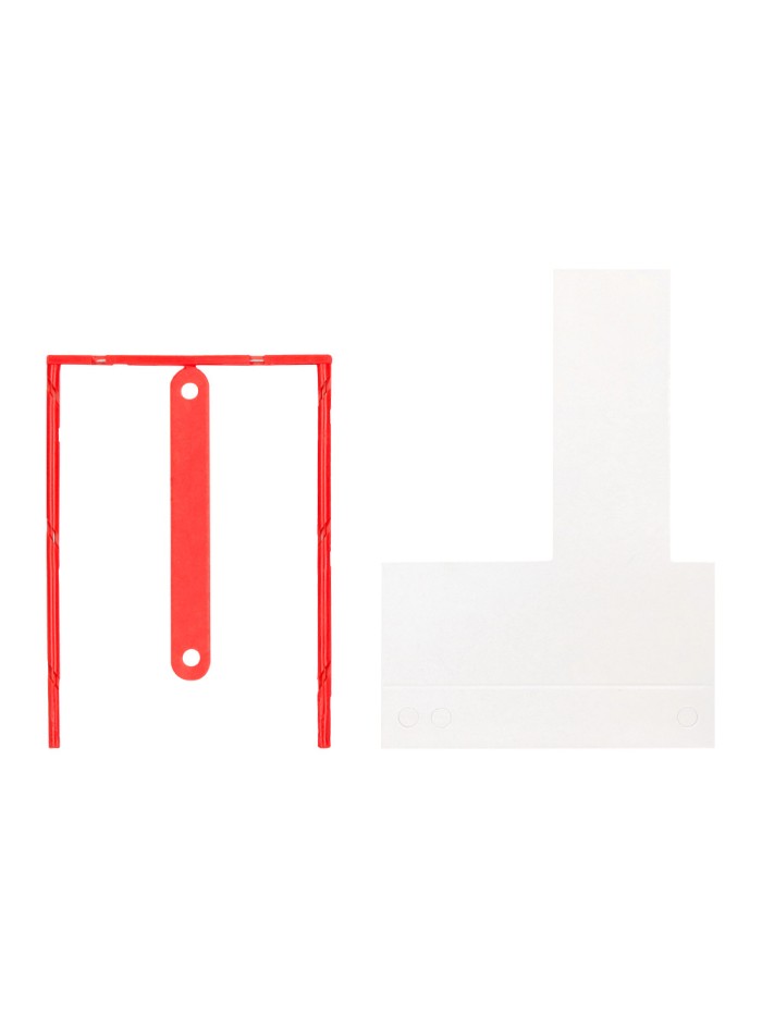 Encuadernador fastener q-connect plastico d-clips color rojo caja de 100 unidades Encuadernador fastener q-connect plastico d-clips color rojo caja de 100 unidades