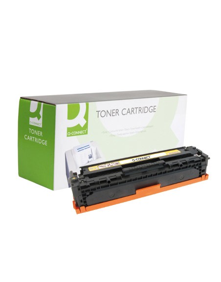 Toner q-connect compatible hp cb542a color laser jet 1215/1515/1518 amarillo -1.400pag-