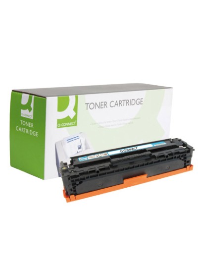 Toner q-connect compatible hp cb541a color laser jet 1215/1515/1518 -1.400pag- cian