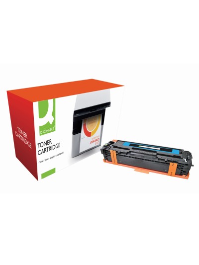 Toner q-connect compatible hp cb541a color laser jet 1215/1515/1518 -1.400pag- cian