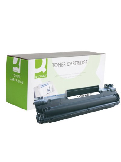Toner q-connect compatible hp cb436a laserjet /p1505n/m1120mfp/m1522mfp/mfp -2.000pag- negr0