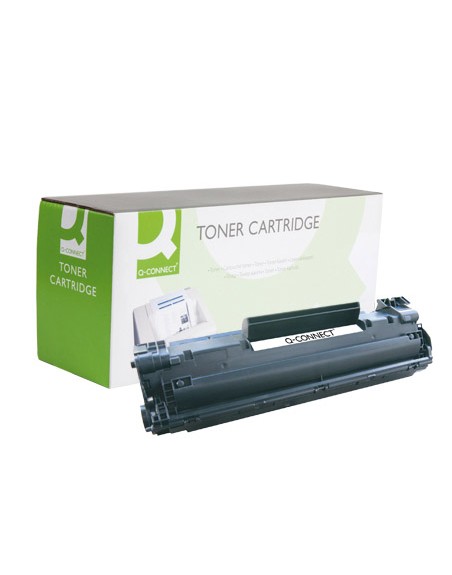 Toner q-connect compatible hp cb436a laserjet /p1505n/m1120mfp/m1522mfp/mfp -2.000pag- negr0