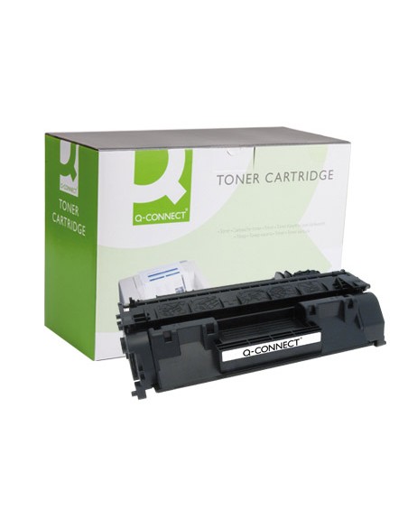 Toner q-connect compatible hp ce505a laserjet negro p2035/2055/2055d/2055dn/p2055x-3.000pag- .