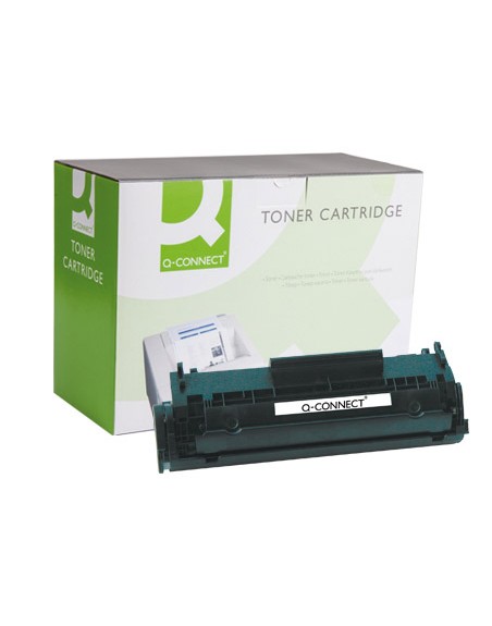 Toner q-connect compatible hp q2612a para laserjet 1010 -2.000pag- negro