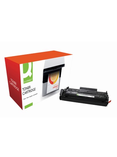 Toner q-connect compatible hp q2612a para laserjet 1010 -2.000pag- negro