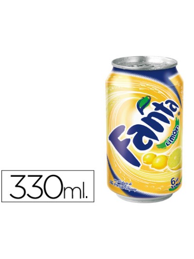 Refresco fanta limon lata 330 ml