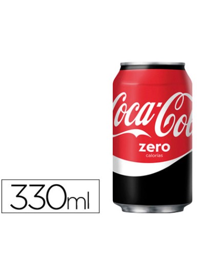 Refresco coca-cola zero lata 330 ml