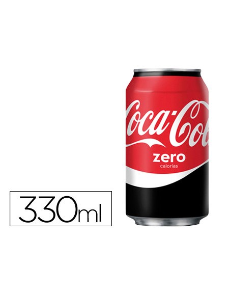 Refresco coca-cola zero lata 330 ml