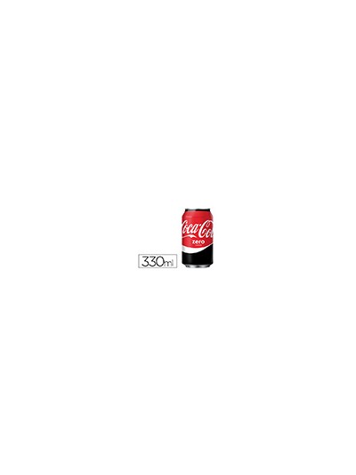 Refresco coca-cola zero lata 330 ml