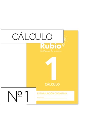 Cuaderno rubio entrena tu mente estimulacion cognitiva calculo 1