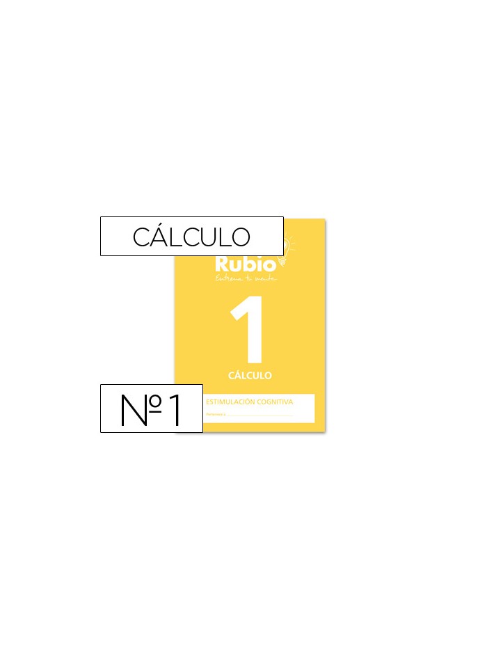 Cuaderno rubio entrena tu mente estimulacion cognitiva calculo 1 Cuaderno rubio entrena tu mente estimulacion cognitiva calculo 1